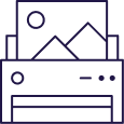 Icon of an image placeholder inside a browser window representing a webpage screenshot