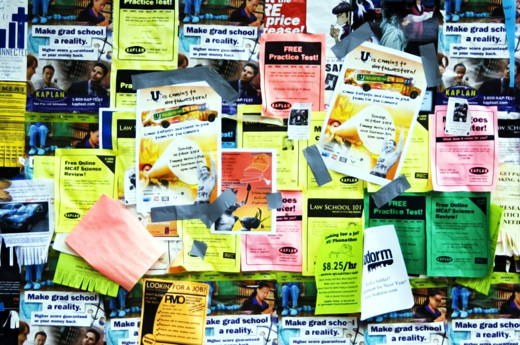 Bulletin board